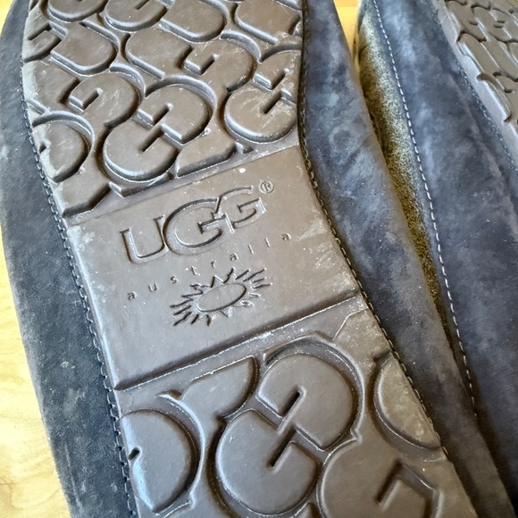 UGG BYRON BOMBER JACKET MOCCASIN SLIPPERS SN 1001545 LEATHER SHEEPSKIN MEN 15 - Picture 10 of 11